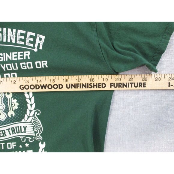 Once An Engineer Always An Engineer Humor Graphic Tee size L - Picture 3 of 7